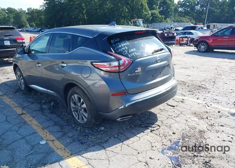 2017 Nissan Murano S z USA, uszkodzony, nr VIN 5N1AZ2MH8HN128440